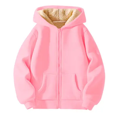 Kids' Fleece-Lined Thick Lamb Wool Winter Jacket - 9