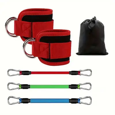 Ankle Resistance Band, Leg Lift and Glute Training Strap - 9