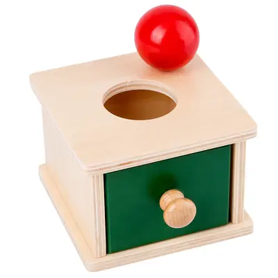 Montessori-Münzeinwurf-Schubladenbox für Kleinkinder 1-3 Jahre - 8