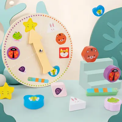 Kids Wooden Sensory Touch Mystery Box, Shape Recognition Early Education Toy