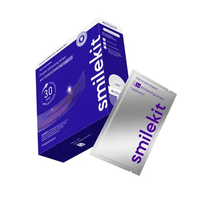 V34 purple teeth whitening strips, large box