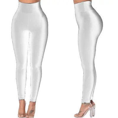 Damen-Sommerleggings mit hohem Bund und hoher Elastizität - 4