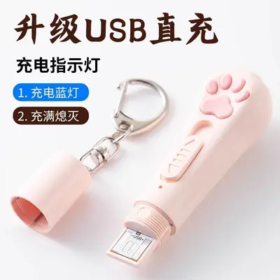 Cat Paw Laser Pointer Rechargeable Infrared Cat Toy