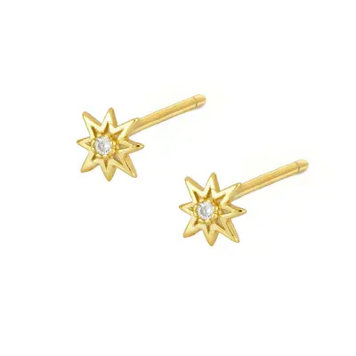 Zircon flower heart earring set, clip-on no piercing studs - 10