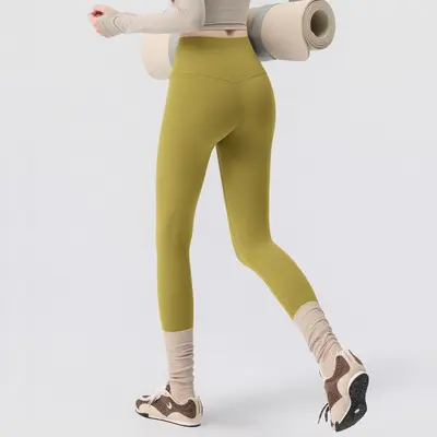 Kadın Dikişsiz Yoga Pantolonu, Pilates ve Spor Uzun Tayt - 7