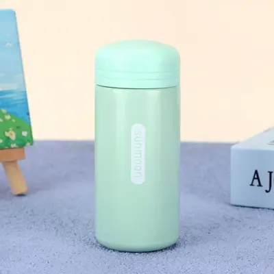 Kadınlar İçin 304 Paslanmaz Çelik Mini Termos Bardak, Taşınabilir Cep Boy, 300 ml - 8
