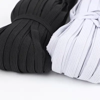 Black Elastic Band with Cuff, High-Stretch, Colored Options - 2