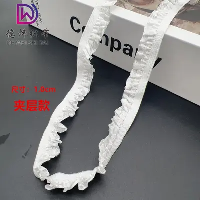 Naylon Elastik Bant, 1,0 cm ve 1,5 cm Parlak Kumaş, Oyuncak Bebek Giysisi için - 11