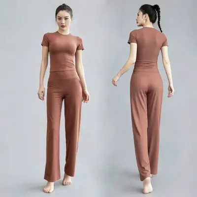 Yoga-Hose, locker, schnelltrocknend, hochelastisch, Damen - 11