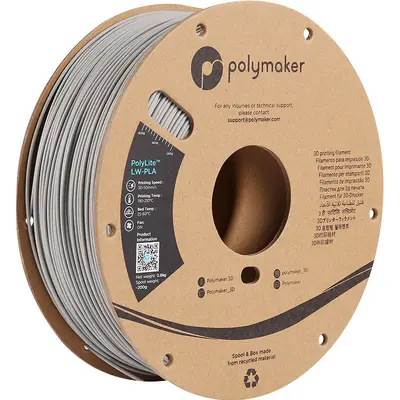 PolyLite LW-PLA Lightweight Foamed PLA 3D Printing Filament 1.75mm 800g - 8