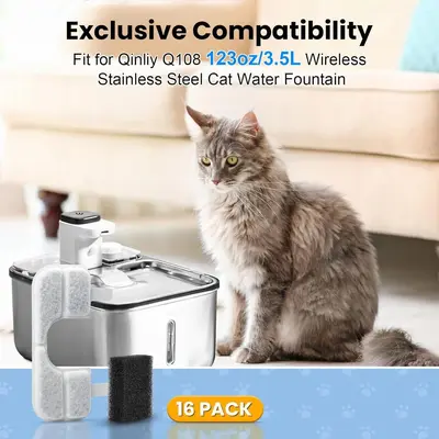 Pet Water Fountain Filter Cartridge with Activated Carbon and Resin