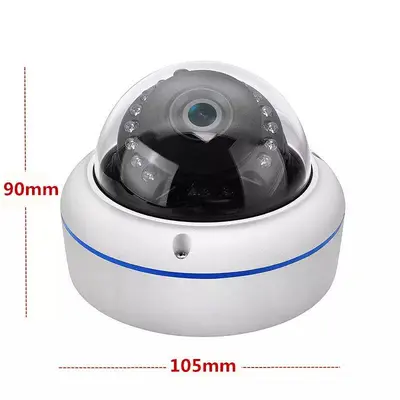 5MP POE network camera, outdoor, metal dome - 5