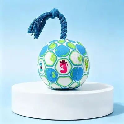 Plüsch-Ball-Hundespielzeug mit Quietscher, für kleine Rassen