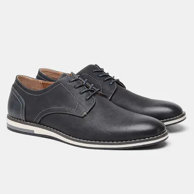 Retro Herren-Lederschuhe, poliert, große Größen, Freizeit - 10