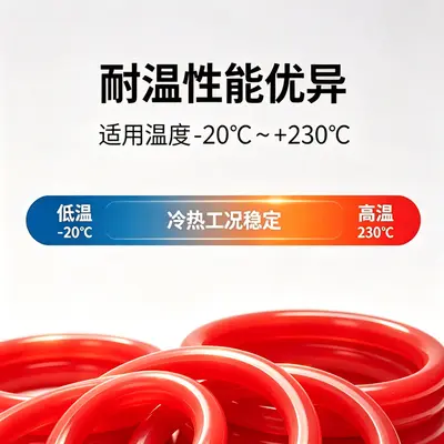 Silikon O-Ring Conta Gıda Sınıfı Yüksek Sıcaklığa Dayanıklı RoHS