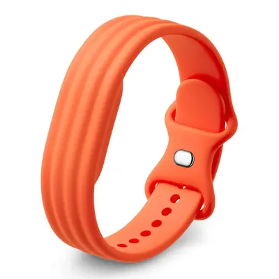 Google Fitbit Air İçin Tek Renk Spor Silikon Kayış - 12