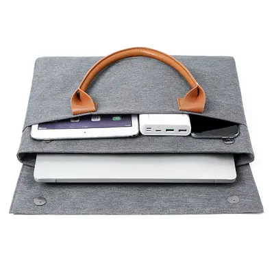 Sınır ötesi yeni moda laptop çantası iş 15.6 laptop çantası hafif ve sade erkek evrak çantası