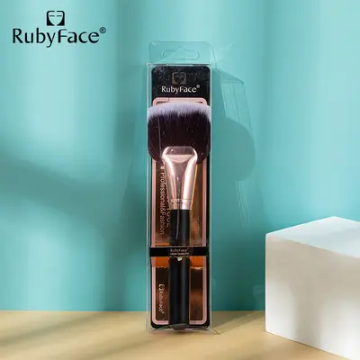 RUBYFACE Einzelner Puderpinsel klassisch schwarz gold in PET-Box Make-up Make-up Werkzeug Make-up Set Pinsel - 7