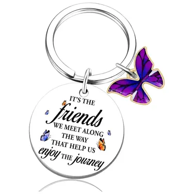 Stainless Steel Engraved Dog Tag Keychain and Text Necklace - 13