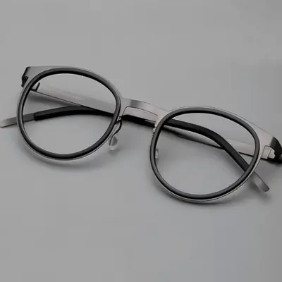 Blaulichtfilter-Ultraleichte Lesebrille, Metallrahmen, Schildpatt-Optik