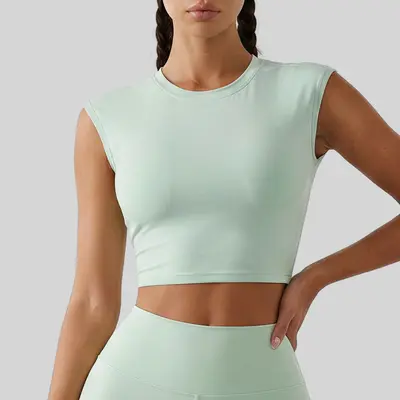 Juyitang Backless Yoga Tank with Removable Chest Pads, Sports Bra - 11