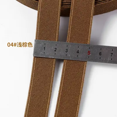 Düz Dokuma Elastik Bant, 1-20 cm, Şapka ve Çanta İçin Renkli Lastik Şerit - 11