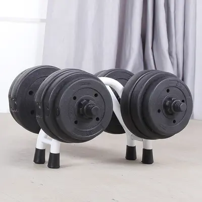 Langwei dumbbell rack home male dumbbell small bracket storage gym commercial professional dumbbell rack set - 2