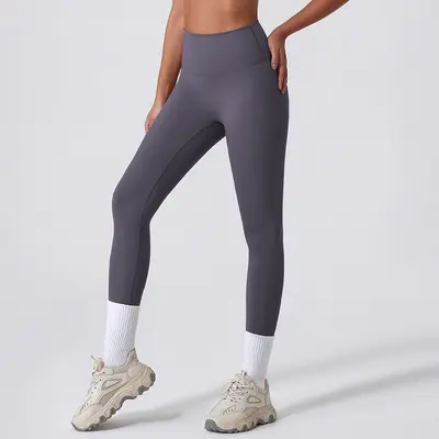 Women's Seamless High-Waist Peach Butt Yoga Pants, Quick-Dry - 8