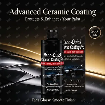 Nano Ceramic Coating Car Paint Protection Concentrate Set - 4