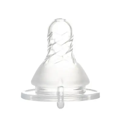 Babysauger aus Flüssigsilikon, breiter Hals, universell passend, Standardmund - 11