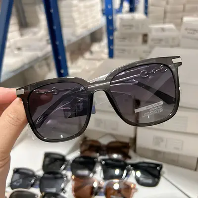 2026 new model acetate sunglasses, retro polarized sunglasses for square and round-faced women, premium trend Korean style.