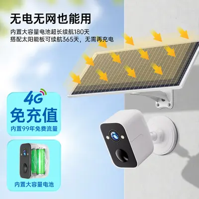 Wireless door camera, 4G connection