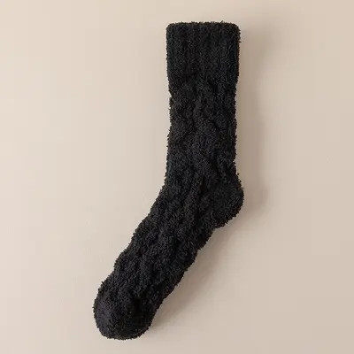 Coral Fleece Winter Socks Non-Shedding Thick Home Socks