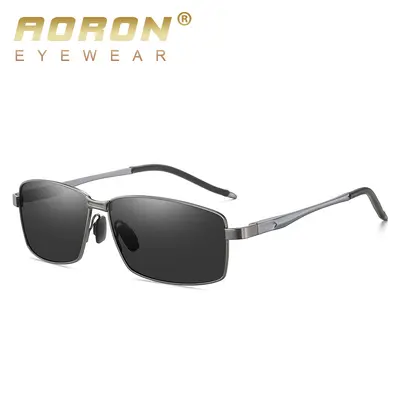 Men's Polarized Sunglasses, Metal Frame, UV400 Photochromic Driving Glasses A770 - 8