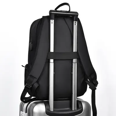 Men's Backpack, Oxford Fabric, Lightweight Student Bag - 3