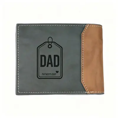 Personalisierbare Kurze Herrenbrieftasche mit Skizzenmuster - 4