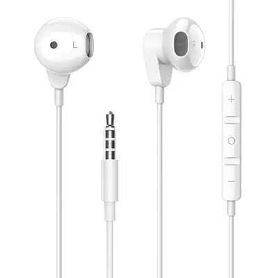 Samsung Huawei compatible wired earbuds, 3.5mm and USB-C connector, karaoke gaming