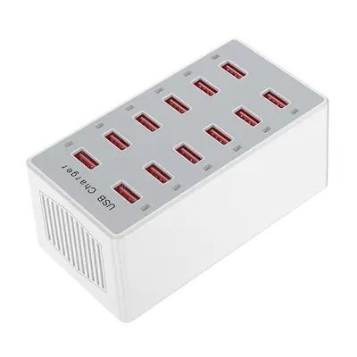 跨境5V2.4AUSB多口充电器直冲手机工作室科技快充多功能适配器