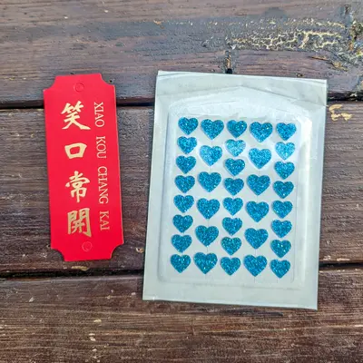 彩色闪片爱心痘痘贴水胶体遮瑕祛痘贴亲肤防水可上妆隐形遮痘贴 - 9