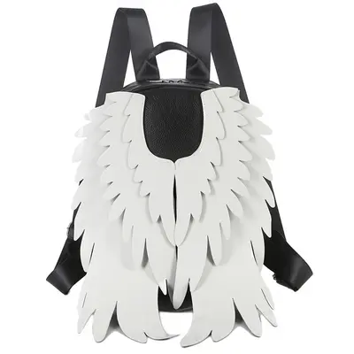 Women's Laser Wing-Design Fashion Backpack, Multi-Colour - 8