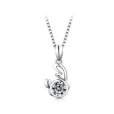 Sternzeichen-Anhänger, 925er Sterlingsilber, 1 Karat Moissanit