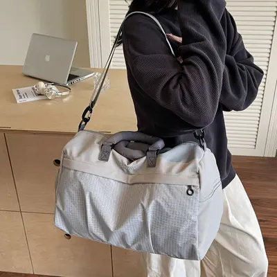 Büyük kapasite seyahat çantası unisex, ıslak kuru ayrı