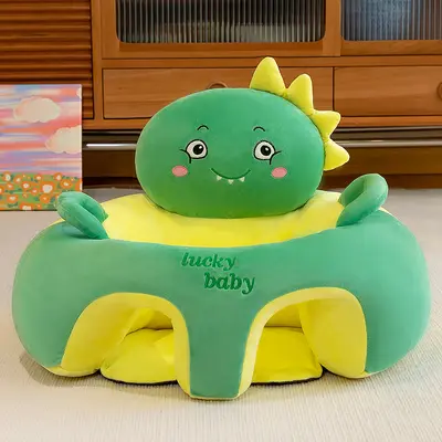 Baby Learning-to-Sit Plush Sofa with Anti-Fall Backrest - 10