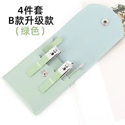 指甲剪套装4件套折包修甲美容美甲工具套装指甲钳指甲刀批发 - 8