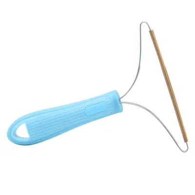 Stainless steel pet hair brush, long handle, multifunctional - 13