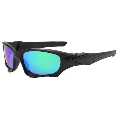 DIY 735 Herren-Sportsonnenbrille, winddicht, beschichteter Blumenrahmen - 12