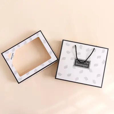 Two-Piece Towel Gift Box Set for Weddings and Events