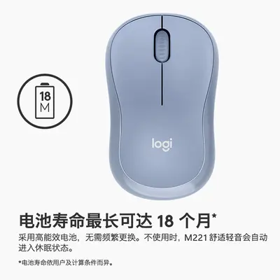 Logitech M221/M220 Wireless Silent Mouse, Colorful, M185 (Opened Box)