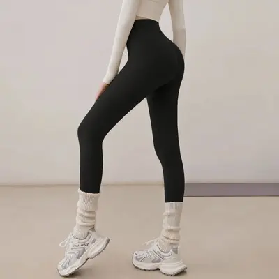 Damen High-Waist Yogahose nahtlos - 9
