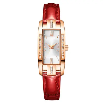 TikTok Small Green Watch Internet Celebrity Live Streaming Traffic Driving Diamond Studded Small Square Women's Watch Retro Fashion Women's Watch Wristwatch. - 9